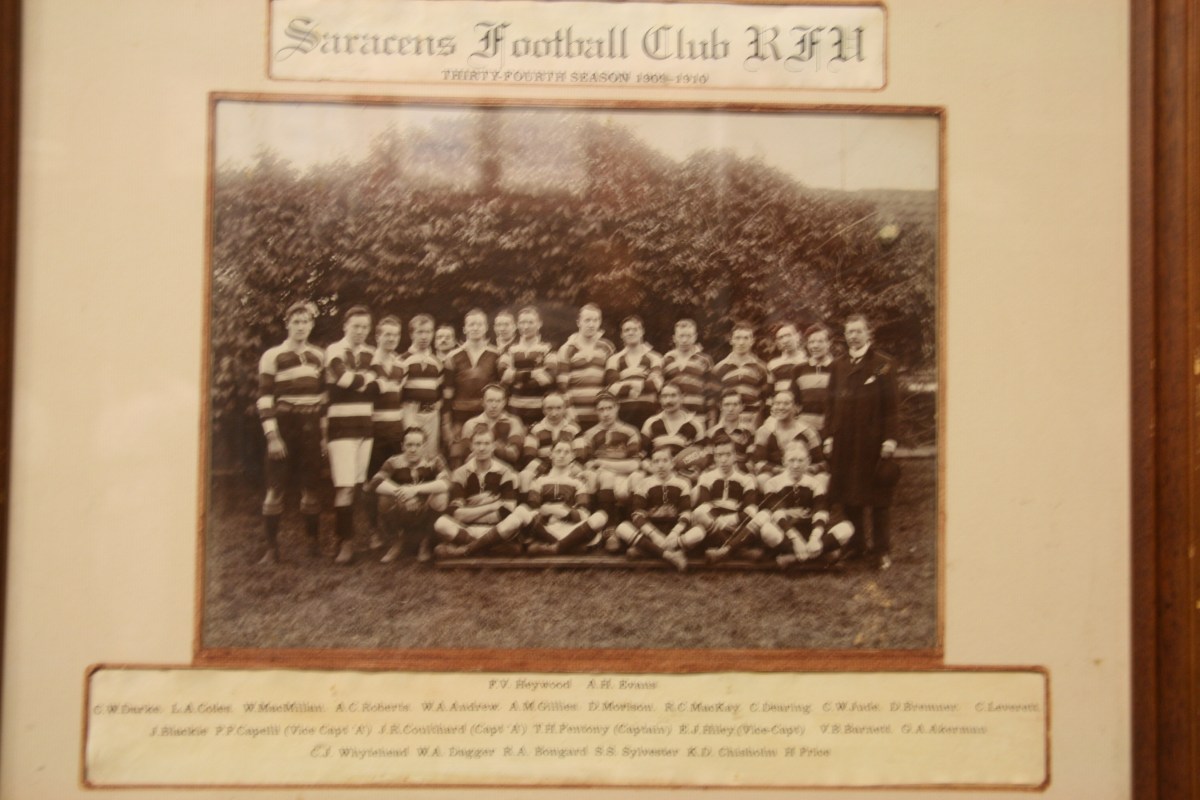 Saracens 1st XV 1909-10